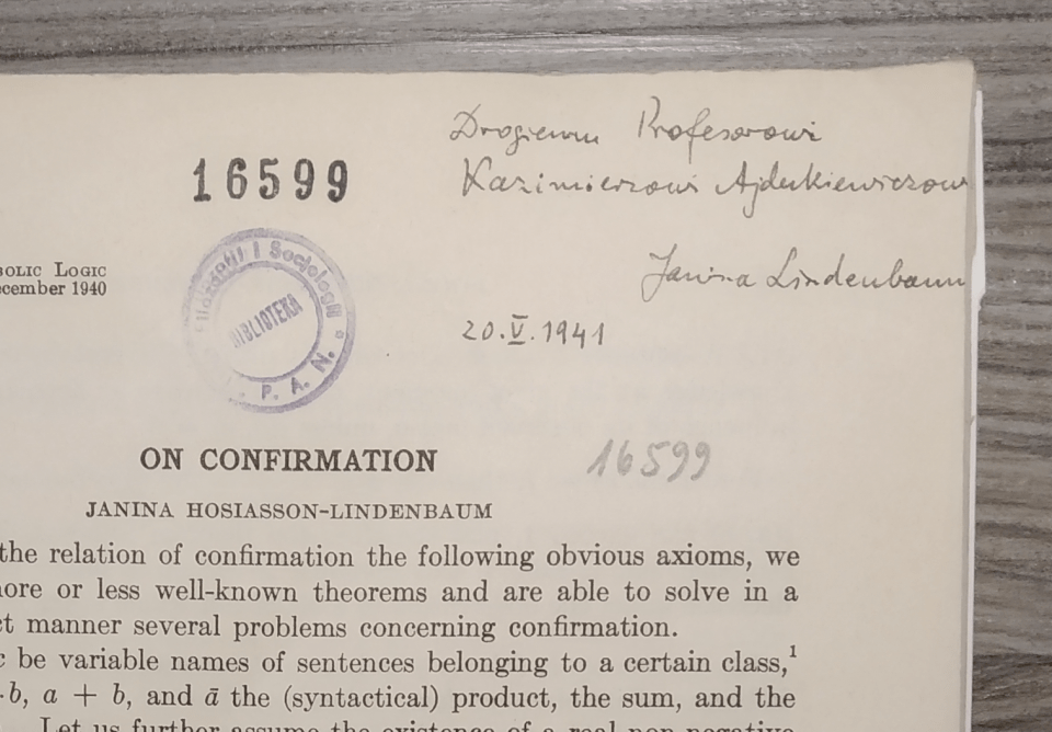 Janina Project Blog Marta Sznajder Inductive logic and its history